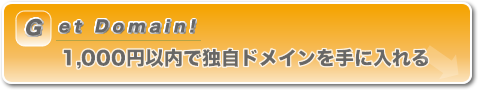 1000円以内で独自ドメインを手に入れる